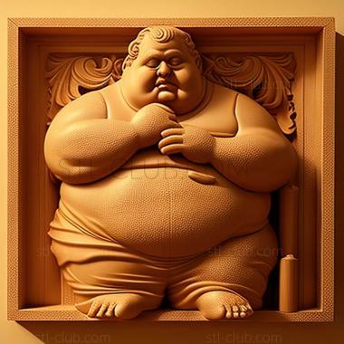 3D model Fernando Botero (STL)